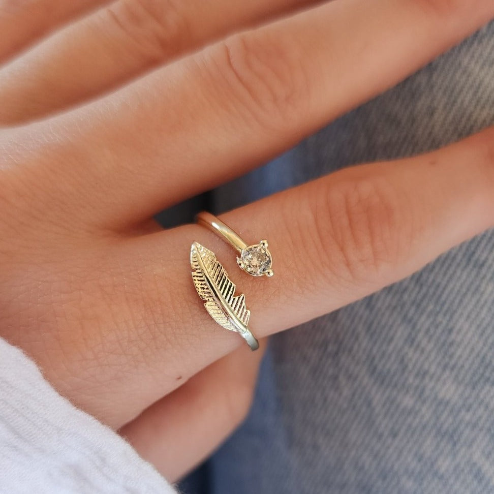 Ellie's Feather Ring